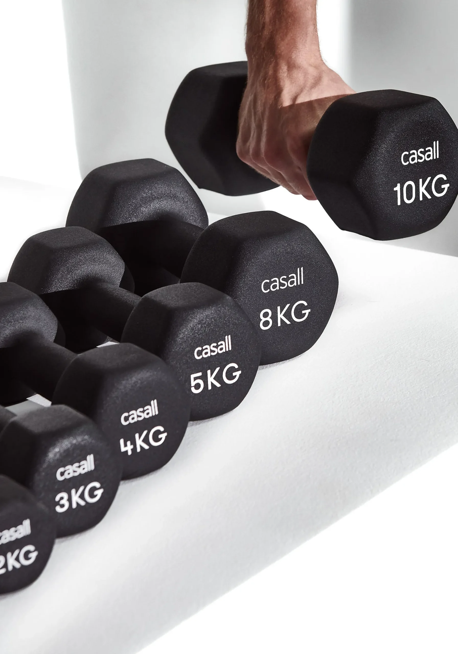 Classic Dumbbell 5kg - Black/white