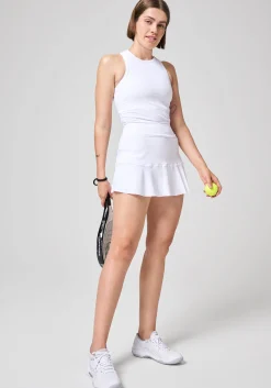 Court Rib Skirt - Recycled - White