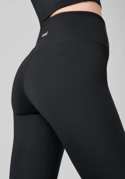 Crease High Waist Tights - Black