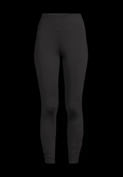 Crease High Waist Tights - Black