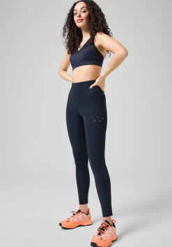 Curves Up High Waist Tights - Black