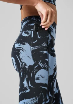 Essential Printed Tights - Blaze Blue