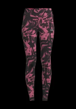Essential Printed Tights - Blaze Rose