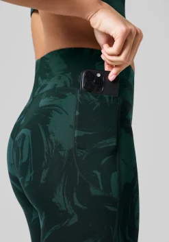 Essential Printed Tights - Blaze Pine