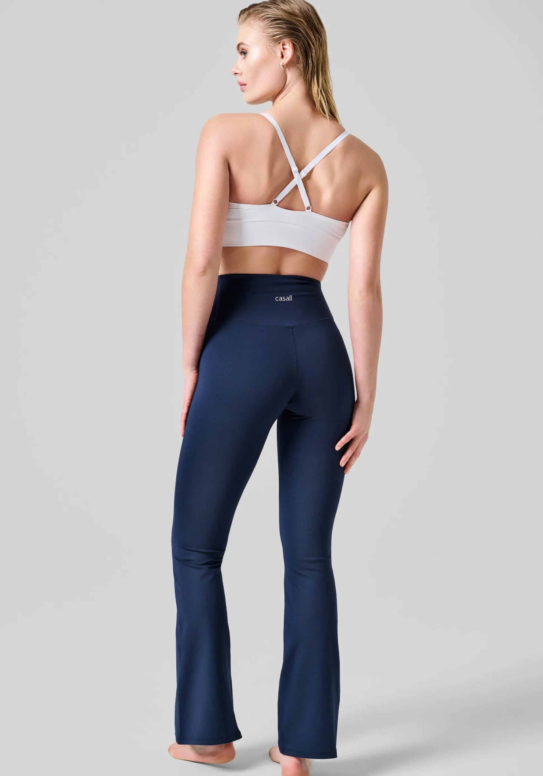 Flare High Waist Pant - Core Blue