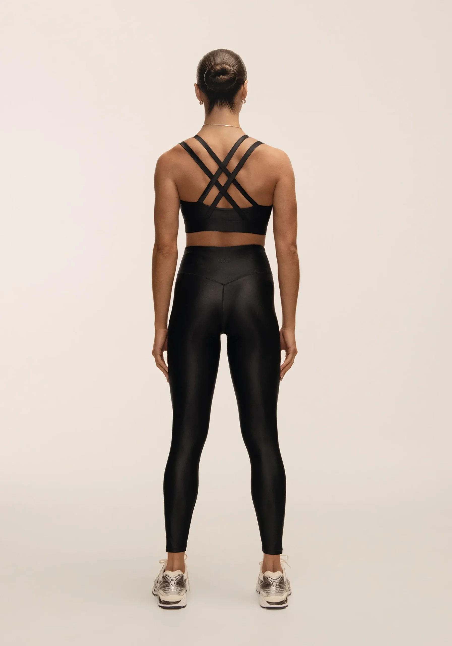 Glitz High Waist Tights - Black