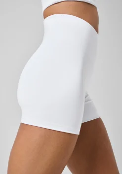 Grace High Waist Hot Pant - White