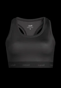 Graphic Sports Bra - Black