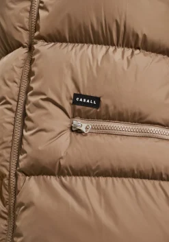Hero Puffer Jacket - Taupe Brown