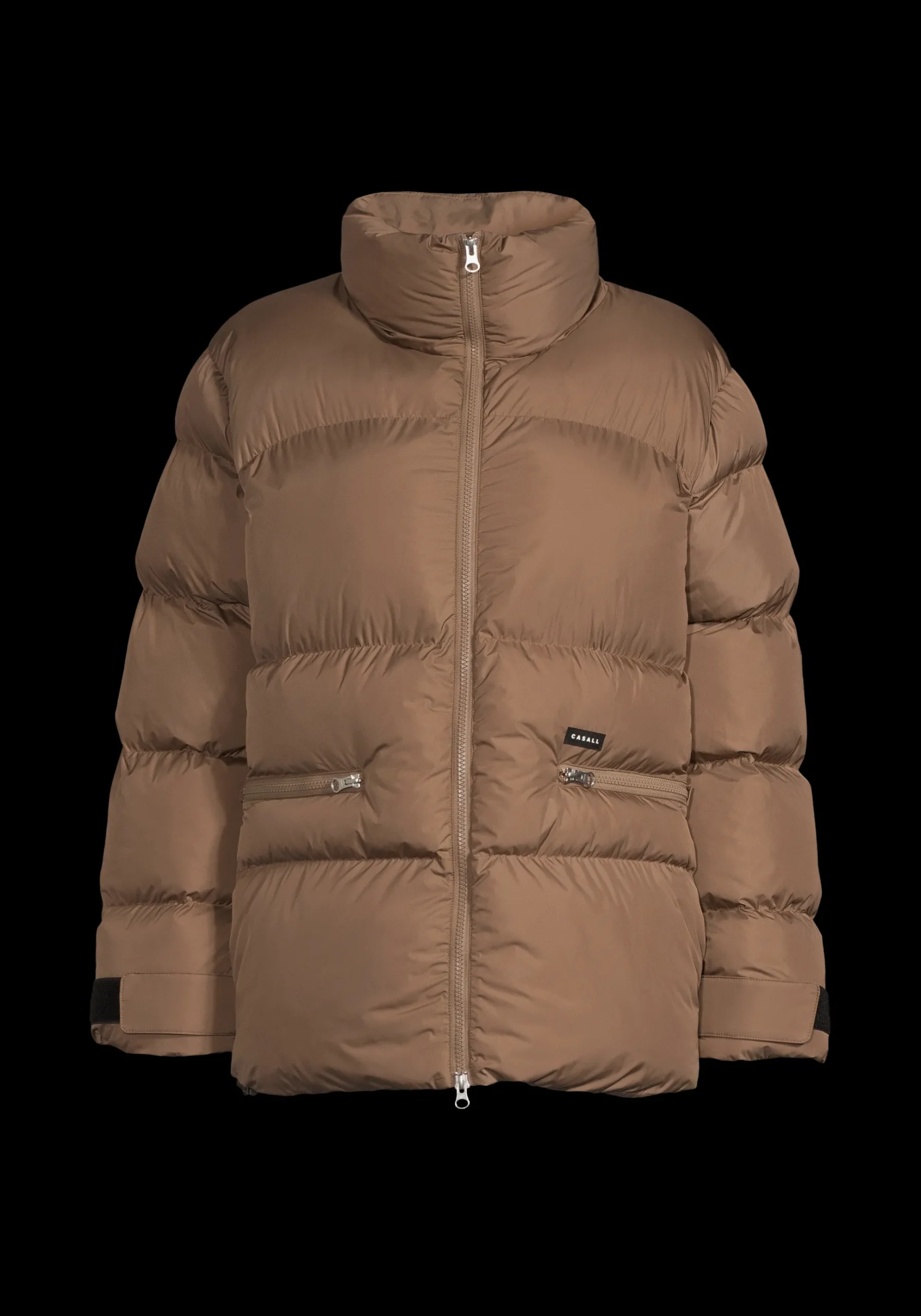 Hero Puffer Jacket - Taupe Brown