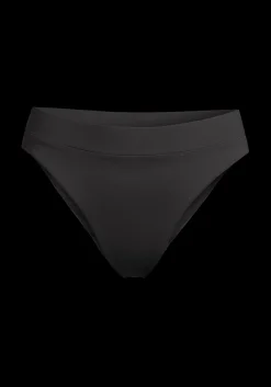 High Waist Bikini Brief - Black