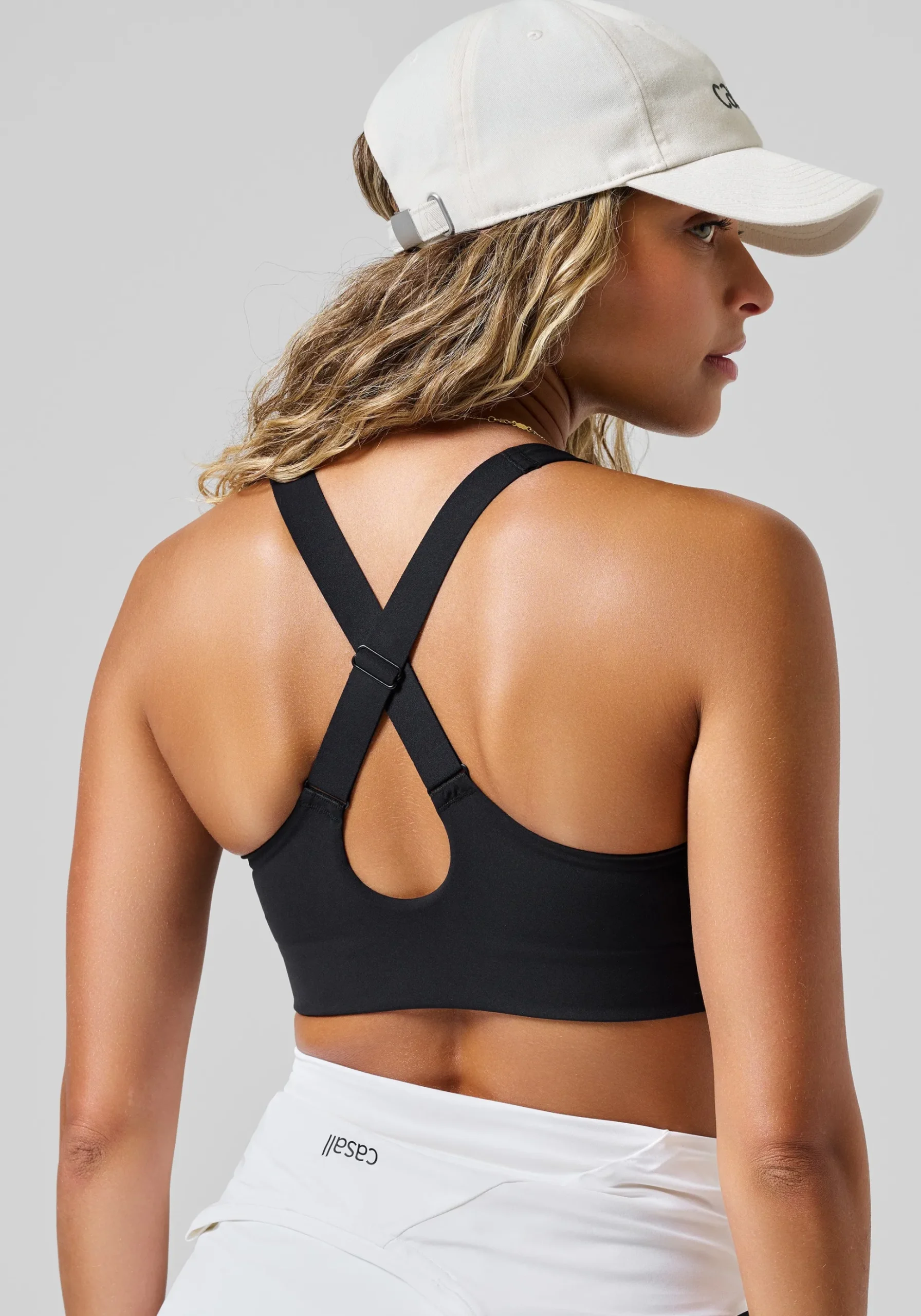 Impact Zip Sports Bra - Black