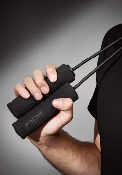 Jump Rope Foam Handle - Black