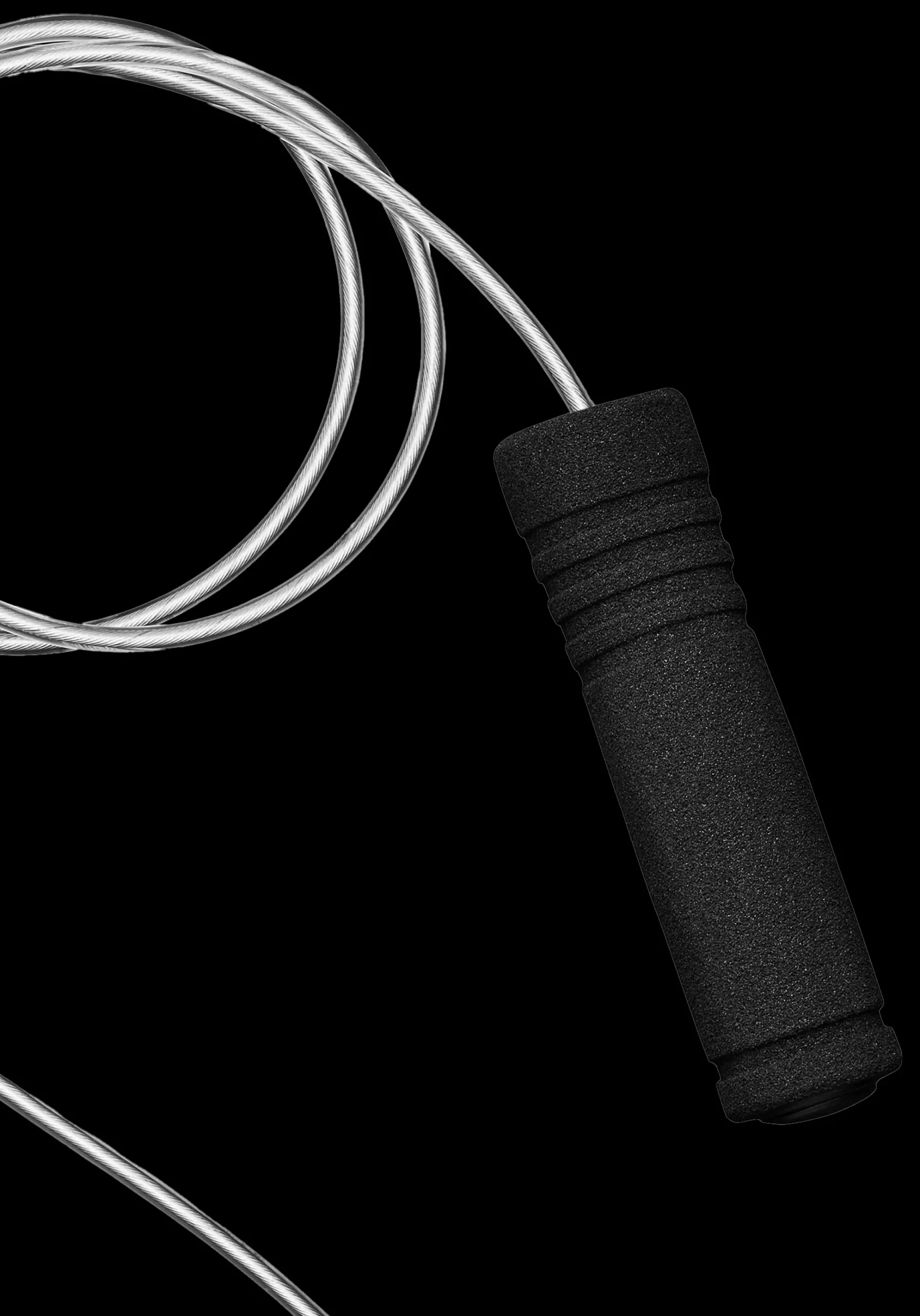 Jump Rope Steelwire - Black