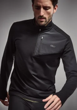 M Midlayer Half Zip - Black