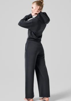 Peachy Straight Leg Jogger - Almost Black