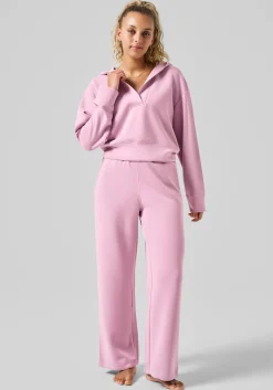 Peachy Straight Leg Jogger - Winter Mauve
