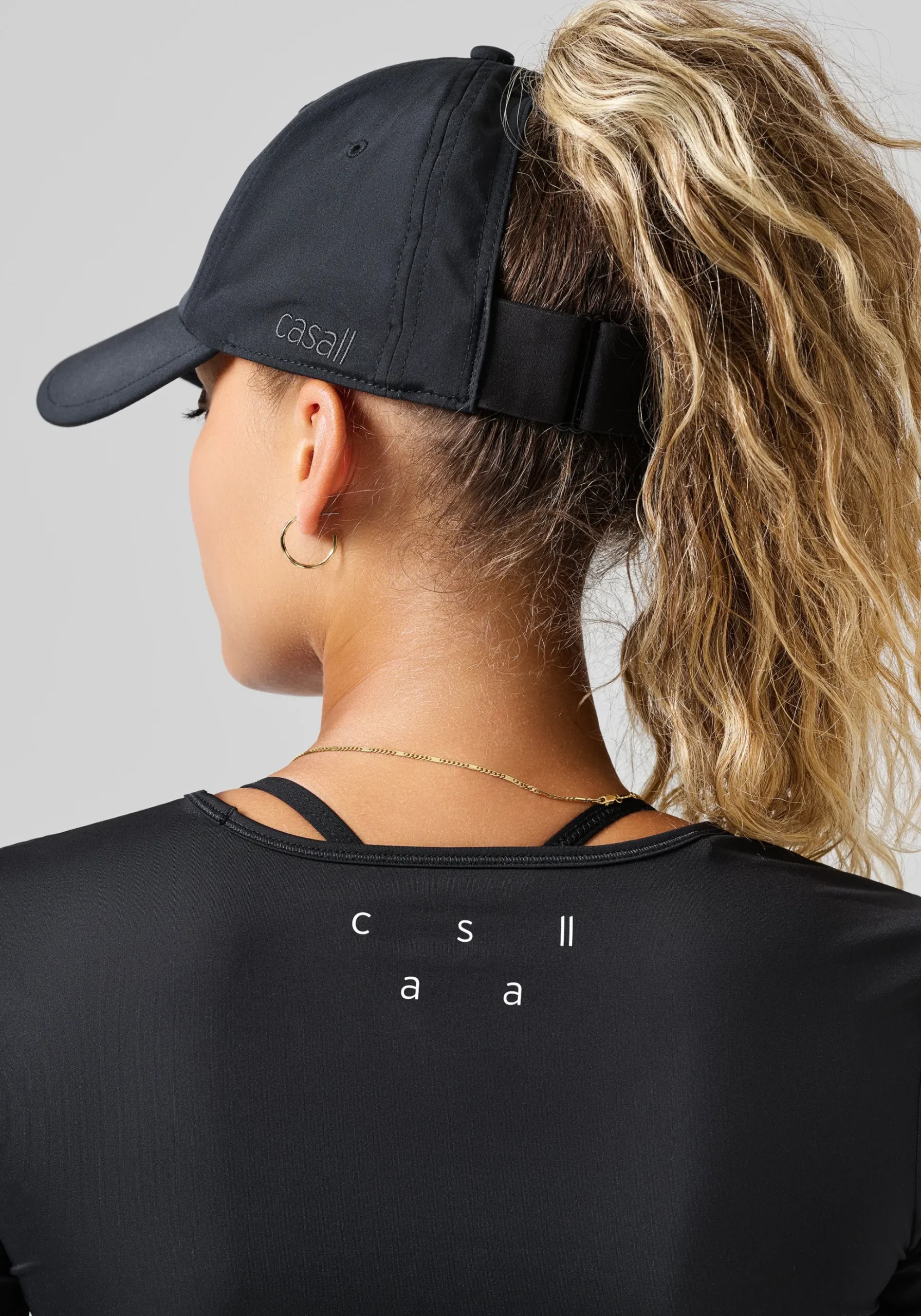 Performance High Ponytail Cap - Black