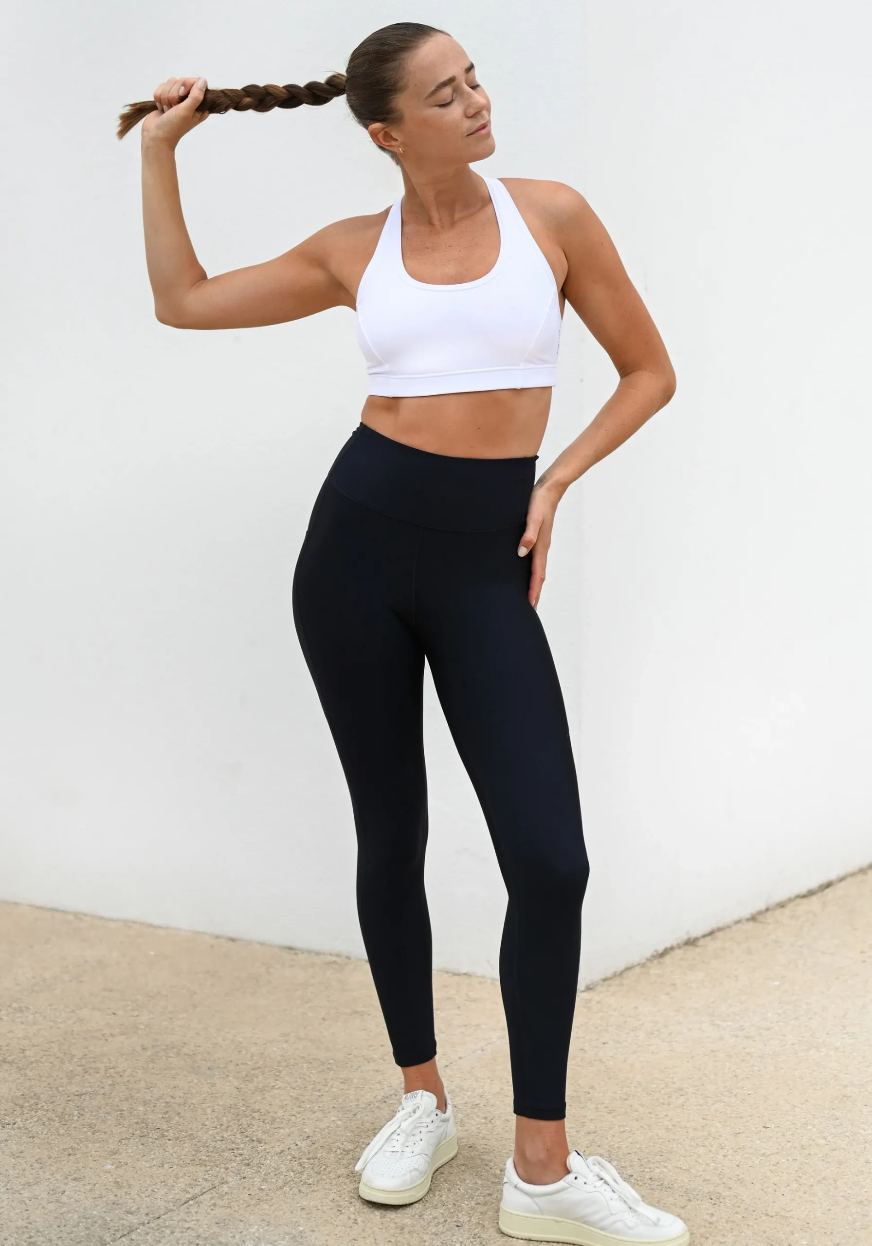Pure Pocket High Waist Tights - Black