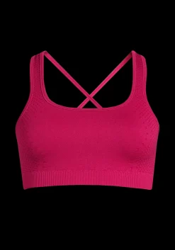 Scallop Seamless Bralette - Punch Pink