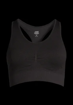 Seamless Soft Sports Bra - Black