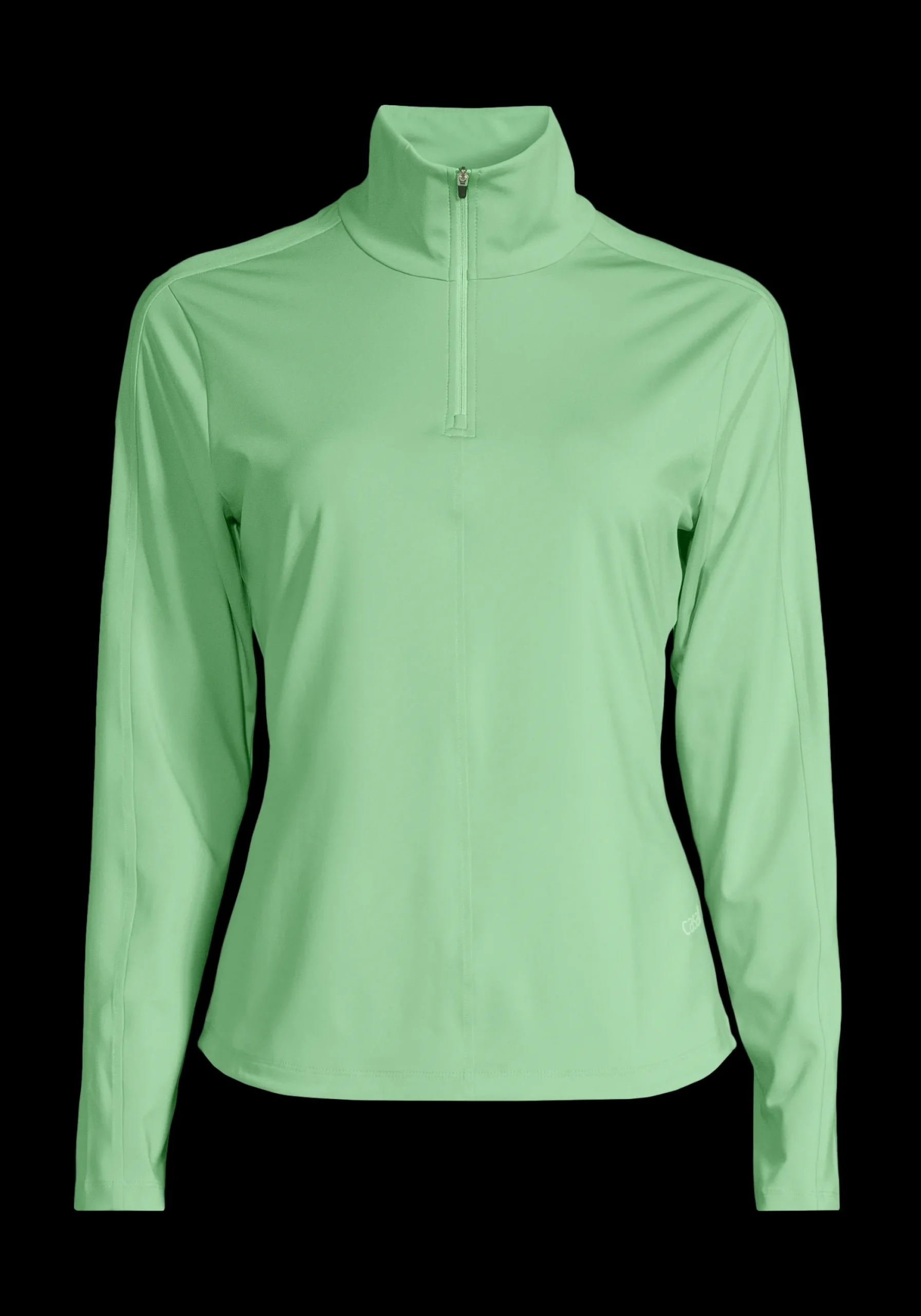 Serene Half Zip Long Sleeve - Apple Crush