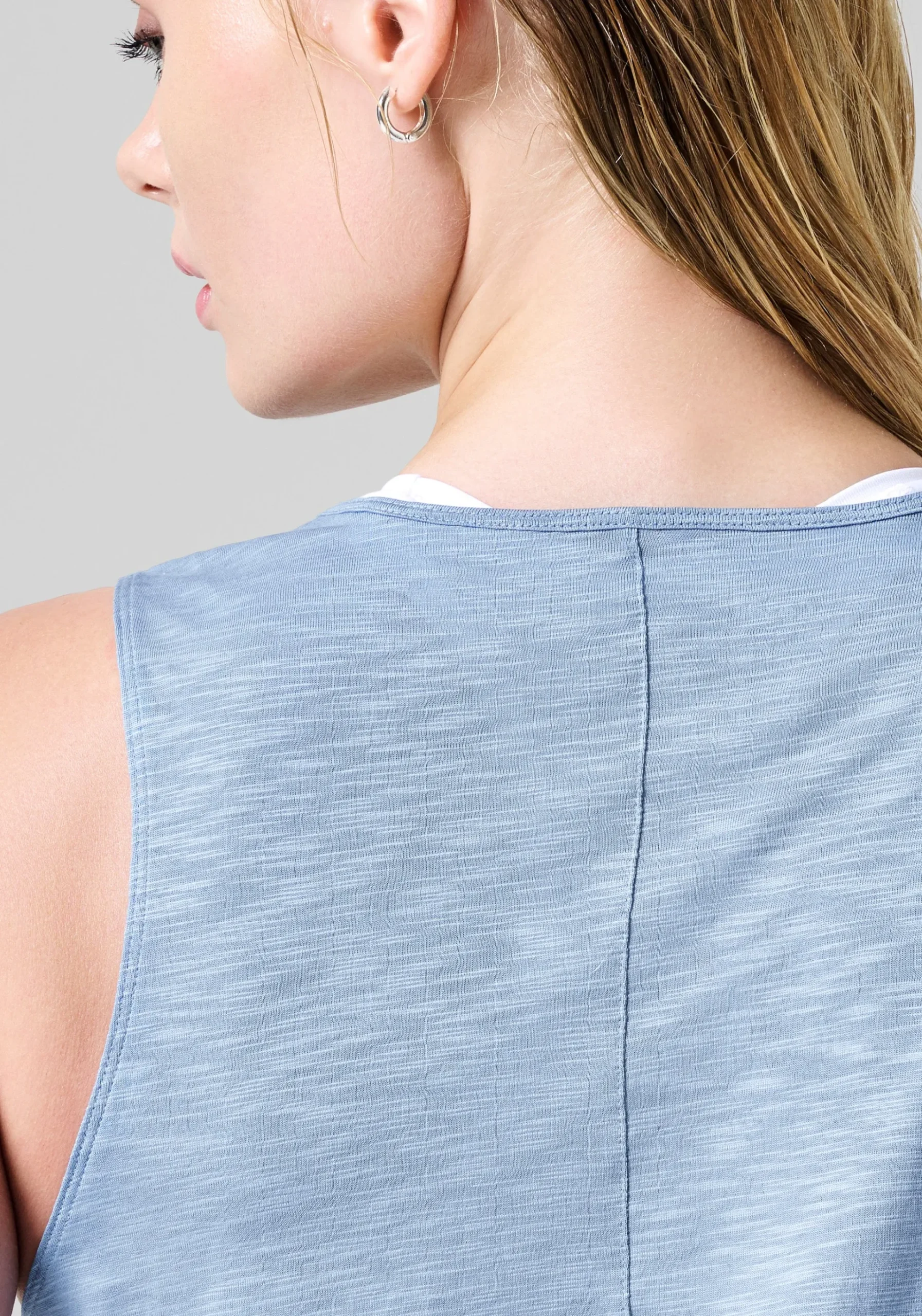 Soft Texture Tank - Sense Blue