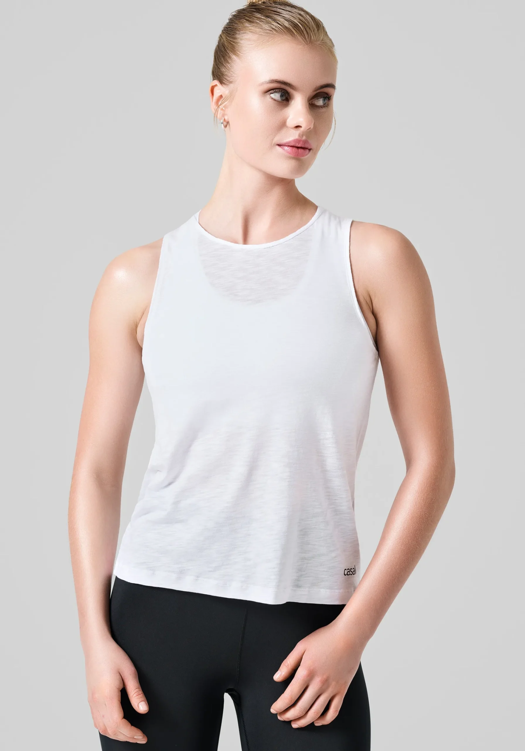 Soft Texture Tank - White