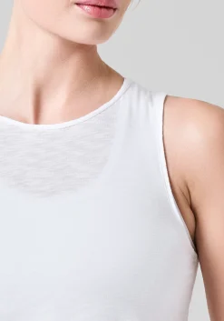 Soft Texture Tank - White