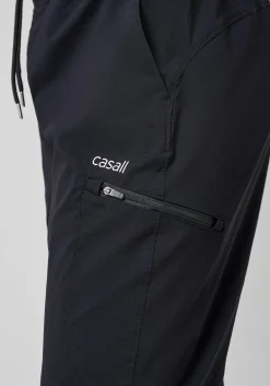 Step Woven Pants - Black