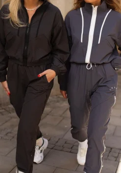 Track Jacket - Almost Black