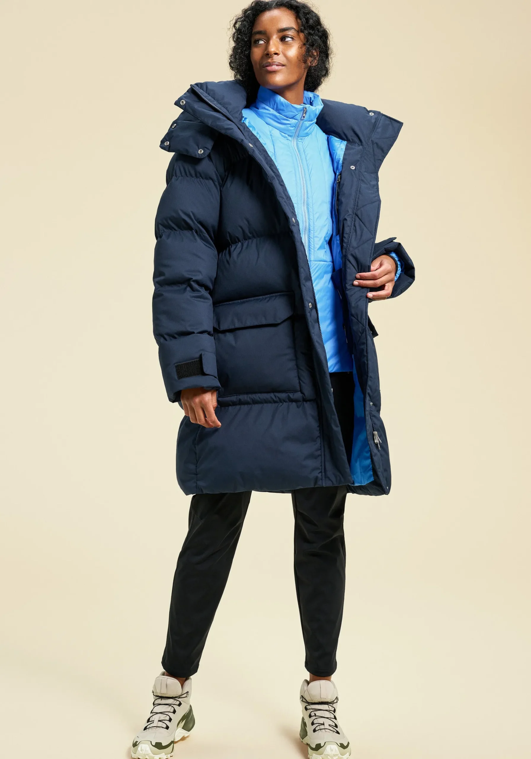 Wear Forever Puffer Coat - Core Blue