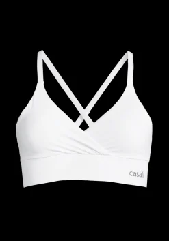 Wrap Sports Bra - White