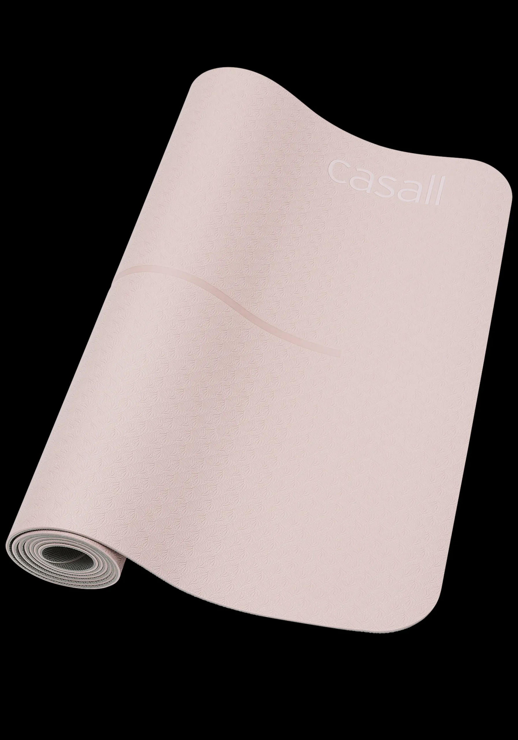 Yoga Mat Position 4mm - Lucky Pink/grey